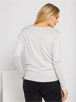 Casaco em malha fina - Kiabi