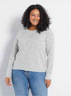 Casaco em malha fina - Kiabi