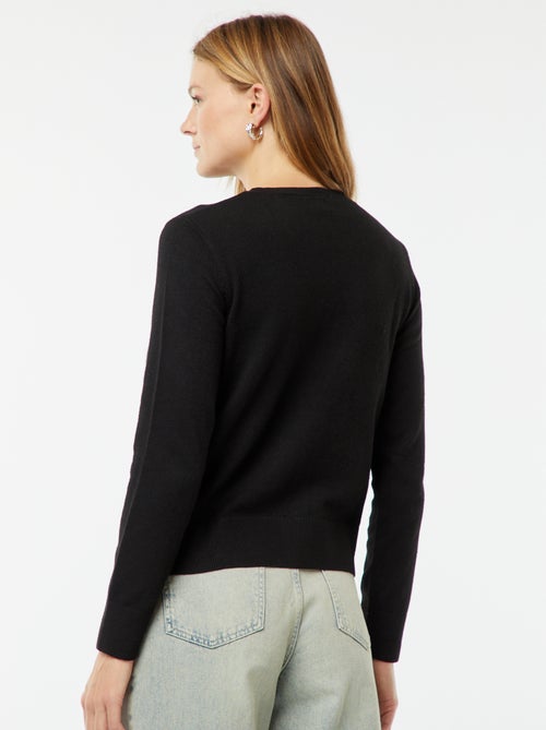 Casaco em malha fina - Kiabi