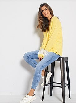 Casaco em malha fofa - Kiabi