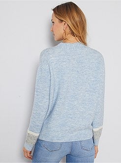 Casaco em malha fofa - Kiabi