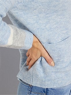 Casaco em malha fofa - Kiabi