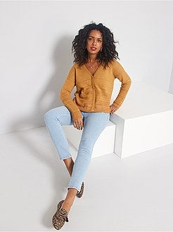 Casaco em malha perfurada - Kiabi