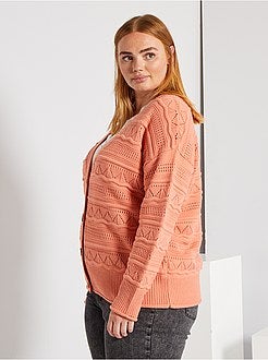 Casaco em malha perfurada - Kiabi