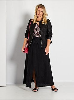 Casaco em pele sintética - Kiabi