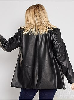 Casaco em pele sintética - Kiabi