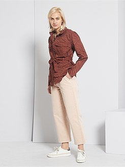 Casaco estampado de estilo militar - Kiabi