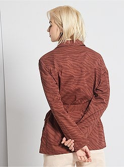 Casaco estampado de estilo militar - Kiabi