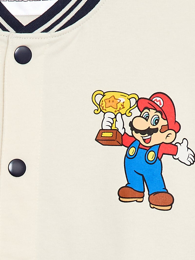 Casaco estilo americano 'Mario' 'Nintendo' Branco - Kiabi