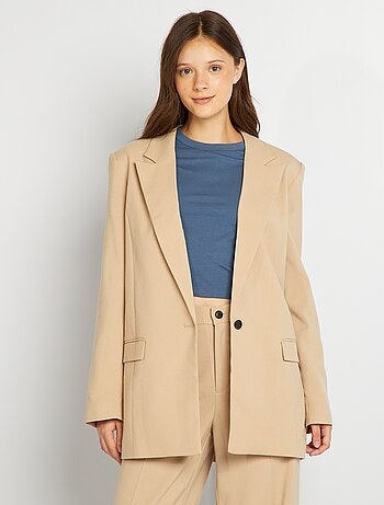 Casaco estilo blazer oversize