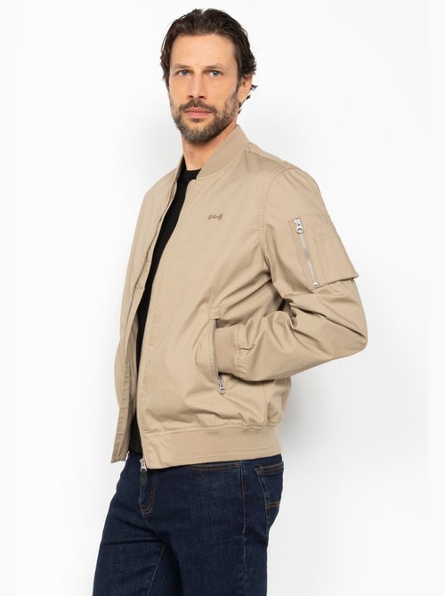 Casaco estilo bomber - Schott - Kiabi Casaco estilo bomber - Schott - Kiabi