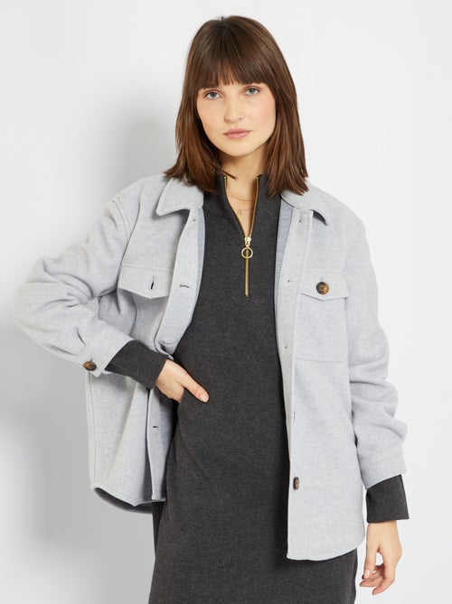 Casaco estilo camisa - Kiabi