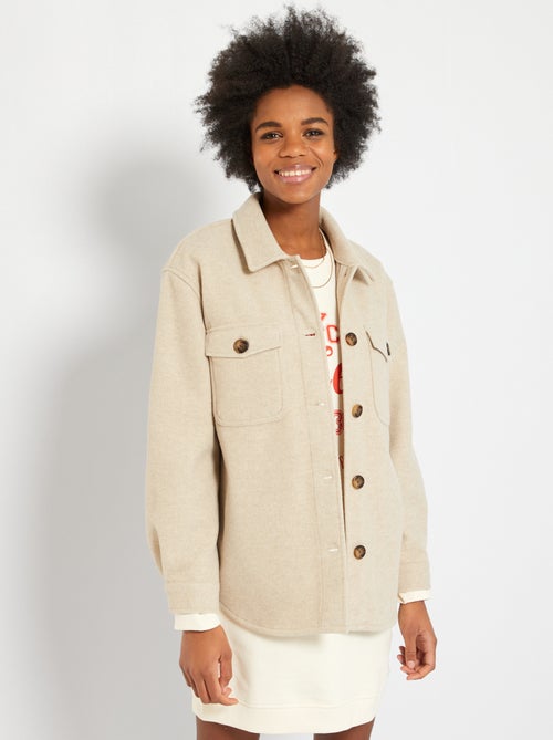 Casaco estilo camisa - Kiabi