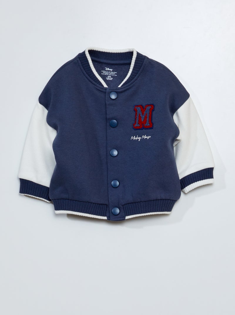 Casaco estilo campus 'Disney' 'Mickey' AZUL - Kiabi