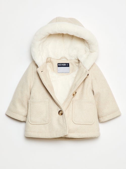Casaco estilo lã - Kiabi