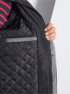 Casaco estilo lã matizado - Kiabi