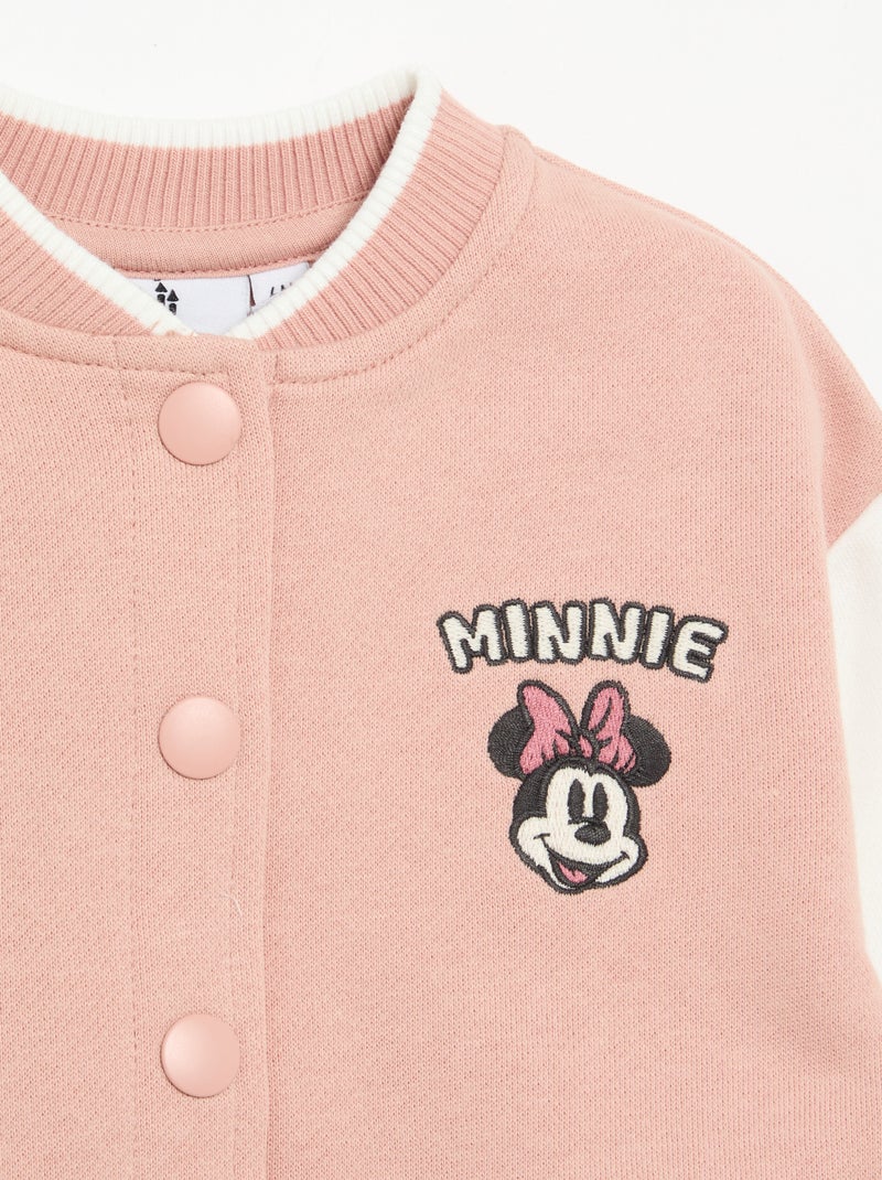 Casaco estilo teddy \'Disney\' Rosa - Kiabi