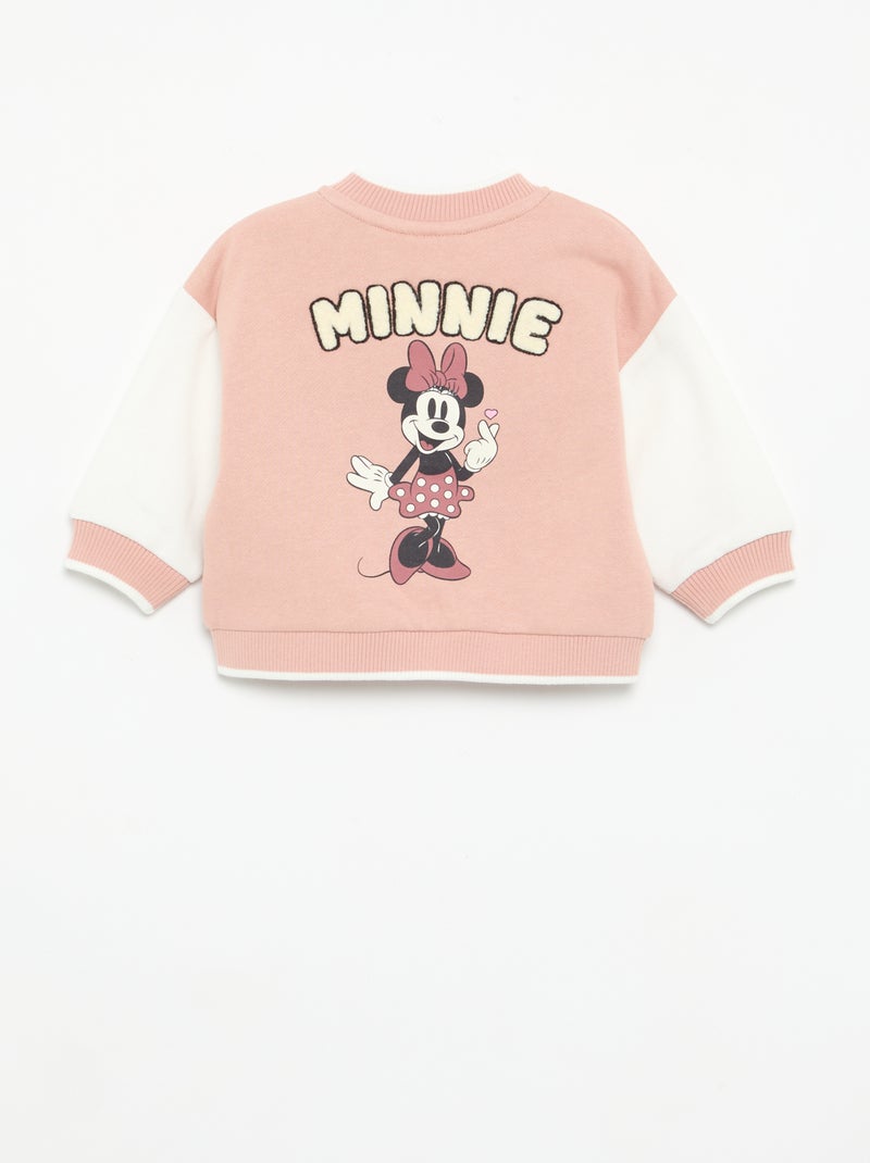 Casaco estilo teddy \'Disney\' Rosa - Kiabi