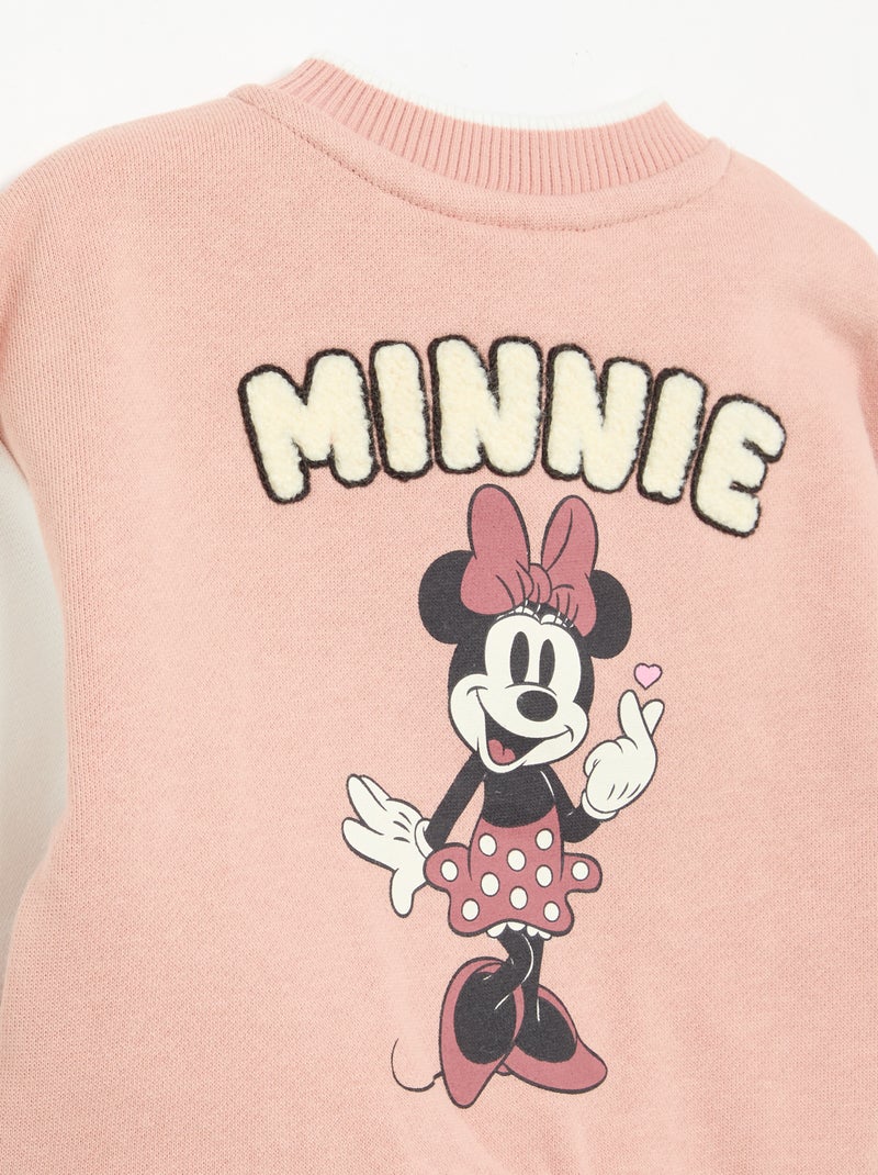 Casaco estilo teddy \'Disney\' Rosa - Kiabi