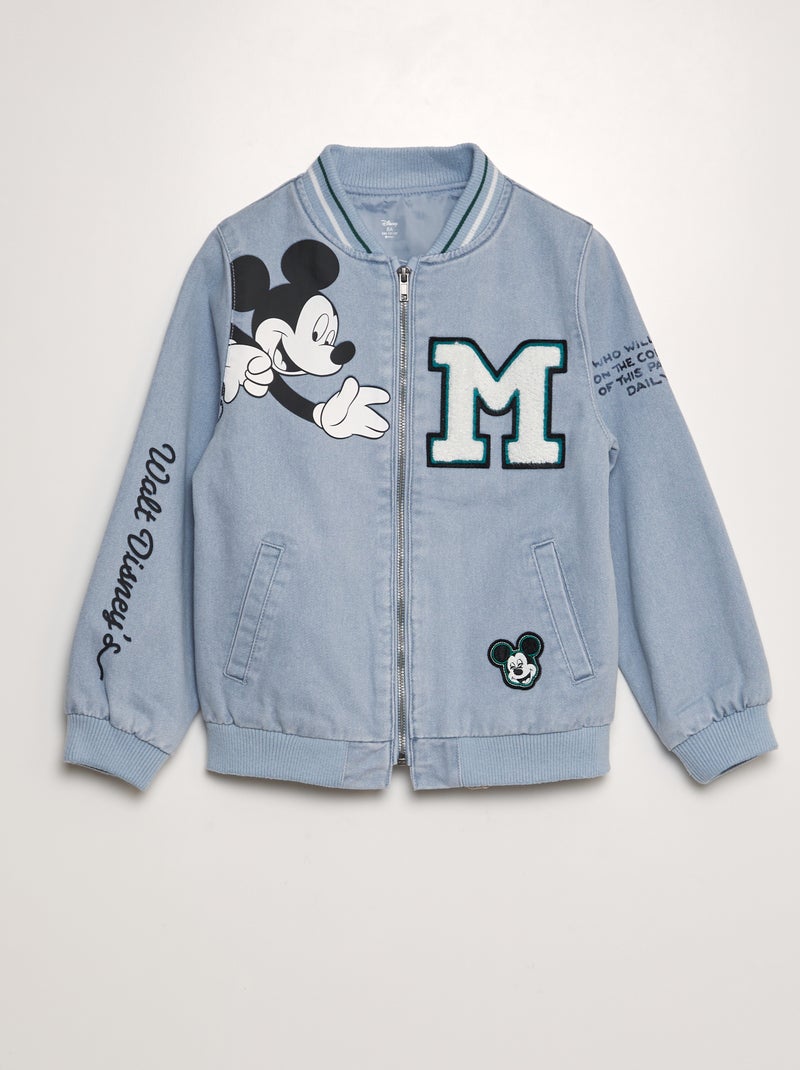Casaco estilo universidade americana 'Mickey' 'Disney' AZUL - Kiabi