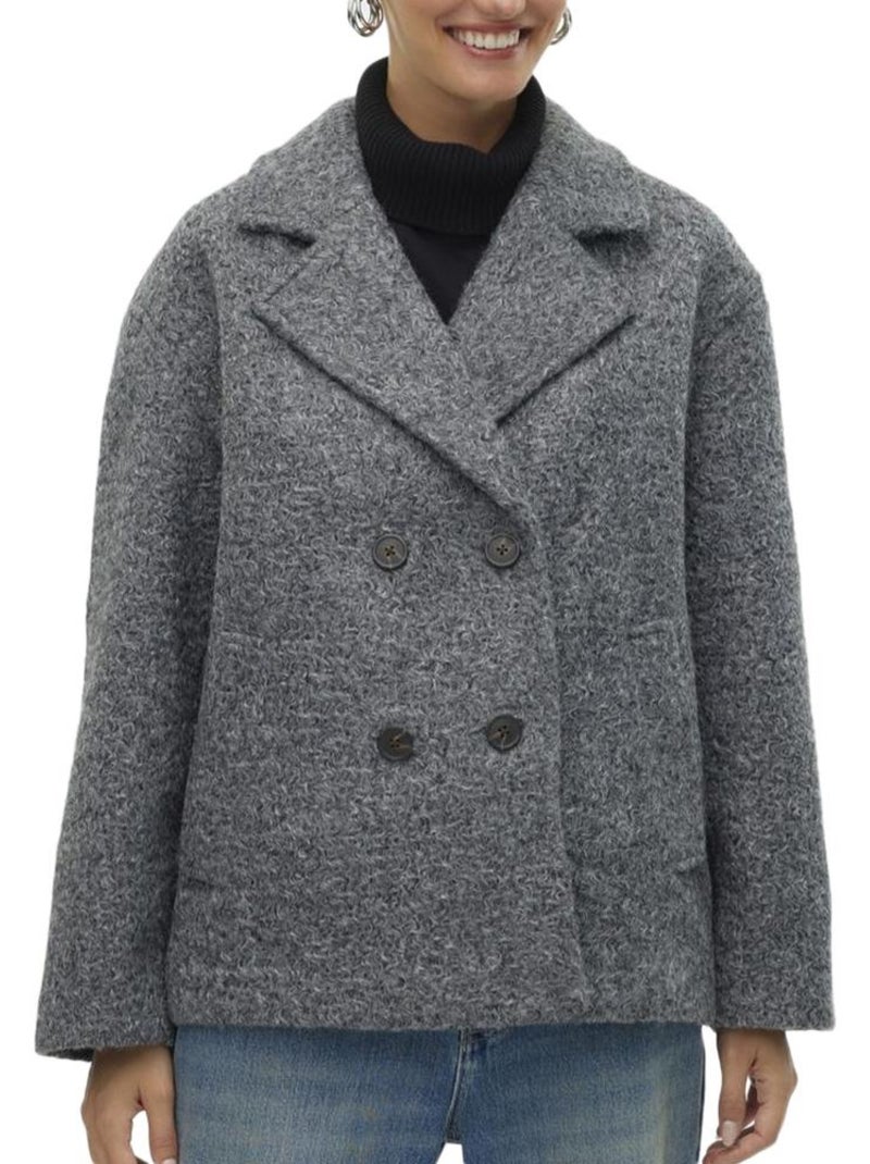 Casaco Feminino Cinzento Vero Moda Elite Bella Cinza-prateado - Kiabi
