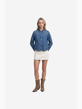 Casaco feminino de algodão tencel dilvin
