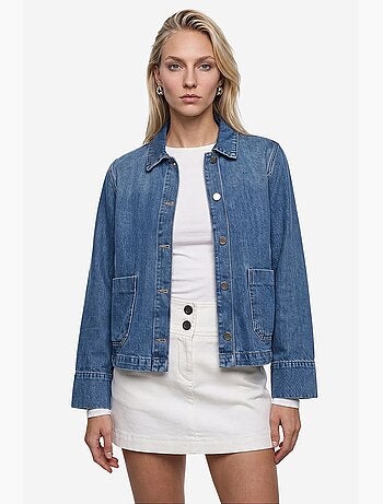 Casaco feminino de algodão tencel dilvin