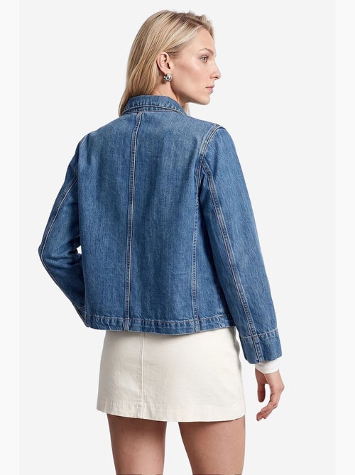 Casaco feminino de algodão tencel dilvin - Kiabi Casaco feminino de algodão tencel dilvin - Kiabi