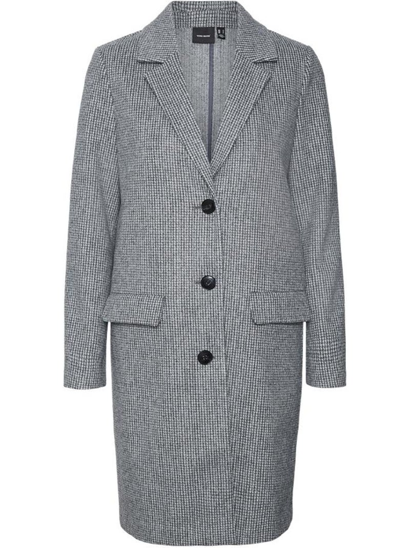 Casaco Feminino Vero Moda Becca Preto/Cinzento Cinza-prateado - Kiabi