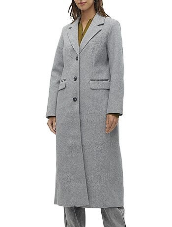 Casaco Feminino Vero Moda Milan Cinzento Claro