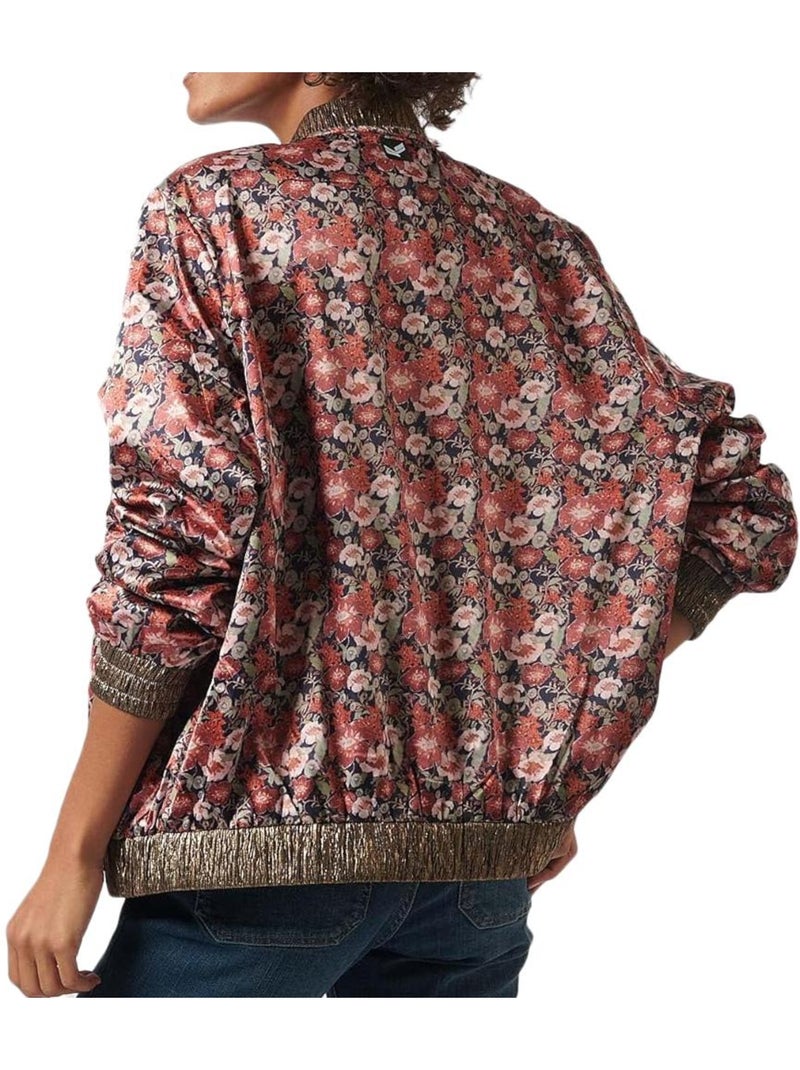 Casaco Floral Vermelho/Preto para Mulher Kaporal PILE Vermelho - Kiabi