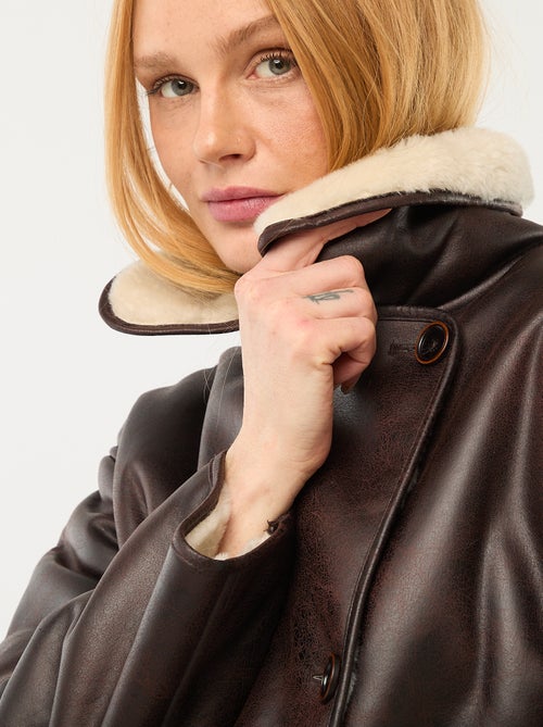 Casaco forrado estilo aviador - Kiabi