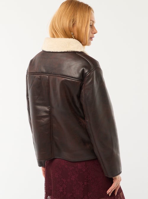 Casaco forrado estilo aviador - Kiabi