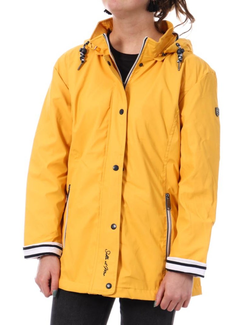 Casaco impermeável amarelo para mulher win's s10/340 Amarelo - Kiabi