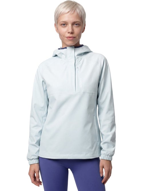 Casaco impermeável com capuz trail running mulher - Kiabi