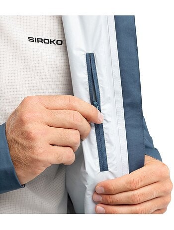 Casaco impermeável de bikepacking para homem
