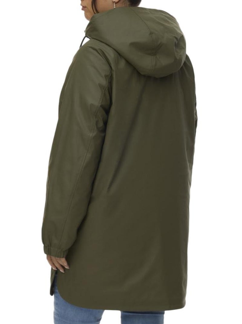 Casaco Impermeável Kaki Vero Moda com Revestimento Teddy Verde cáqui claro - Kiabi