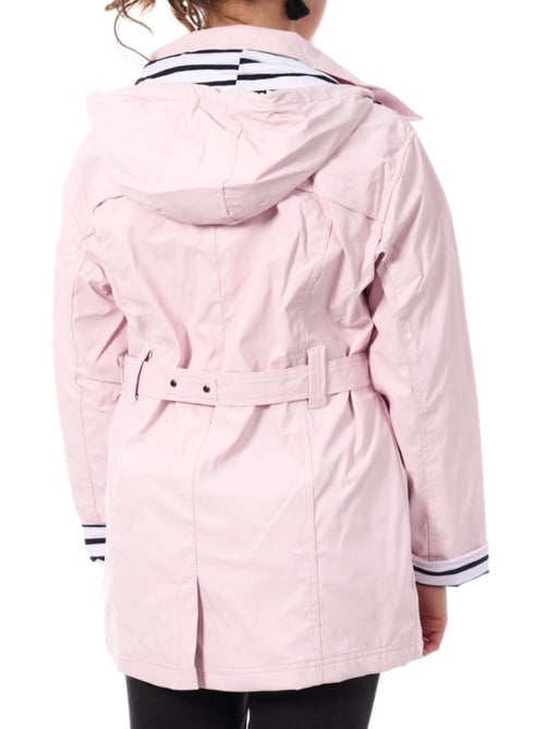 Casaco impermeável rosa para mulher win's sable - Kiabi Casaco impermeável rosa para mulher win's sable - Kiabi
