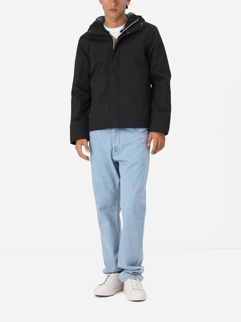 Casaco jacko twill marmotta - k-way Preto - Kiabi