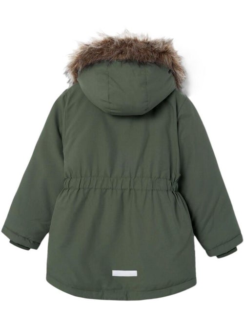 Casaco Kaki Claro para Menina Name It Marlin - Kiabi