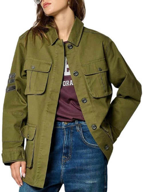 Casaco Kaki Feminino Kaporal SILEX - Kiabi