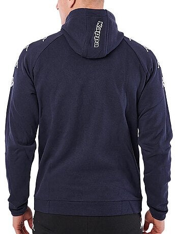Casaco kappa banto para homem azul-marinho
