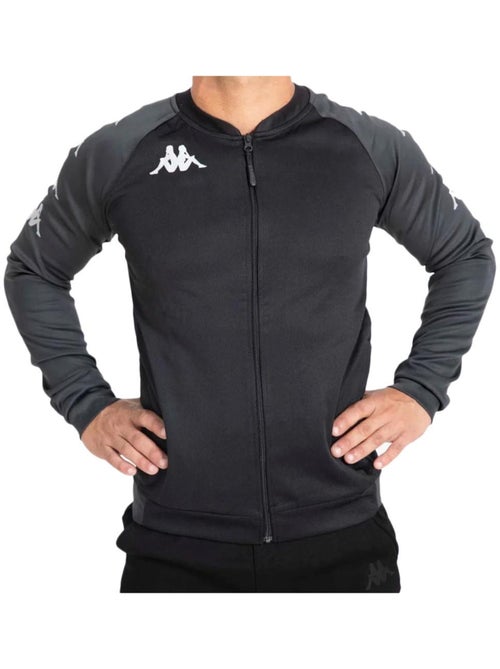 Casaco kappa verona preto para homem - Kiabi