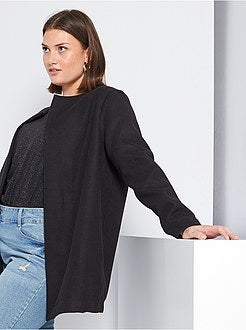 Casaco leve estilo lã - Kiabi