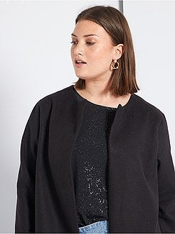 Casaco leve estilo lã - Kiabi