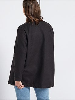 Casaco leve estilo lã - Kiabi