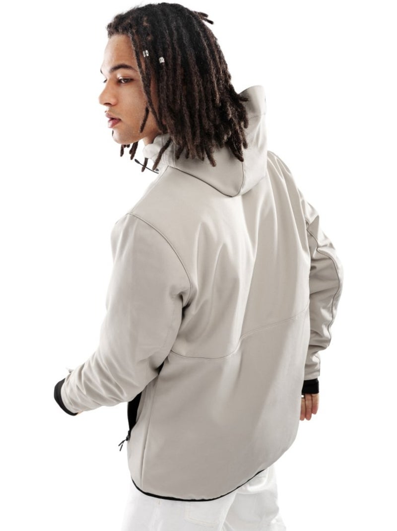 Casaco lifestyle para homem Bege - Kiabi
