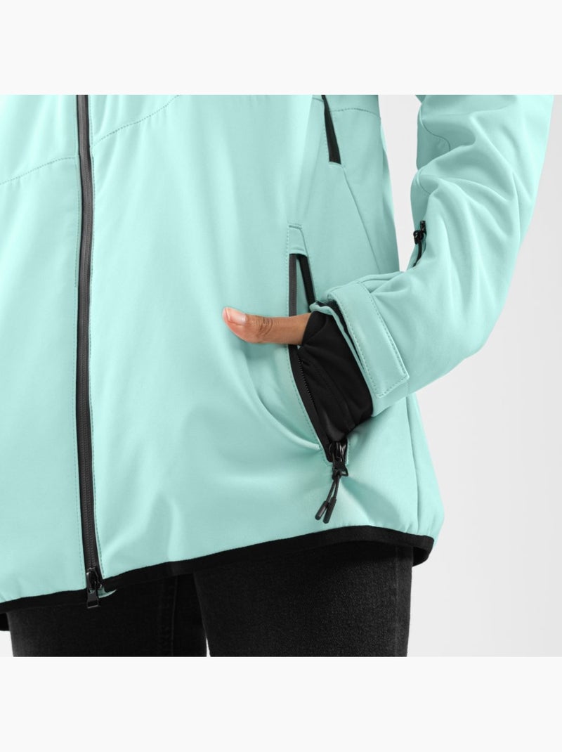 Casaco lifestyle para mulher Turquesa - Kiabi