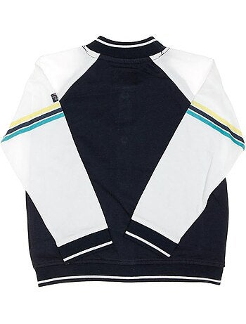 Casaco menino eom davys azul-marinho/branco