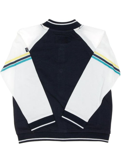 Casaco menino eom davys azul-marinho/branco - Kiabi